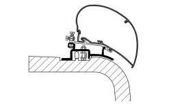 Set Di Adattatori Thule Per Ducato/Jumper/Boxer