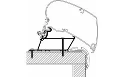 Adattatore Per Tenda Da Sole Thule Malibu Roof 3,5 M