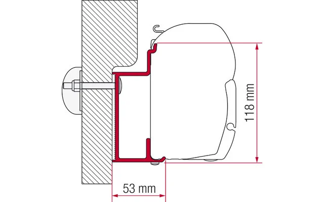 Fiamma Adattatore Tenda Da Sole Eura Mobil Karmann Montaggio A Parete 3 Fiamma Adattatore Tenda Da Sole Eura Mobil Karmann Montaggio A Parete
