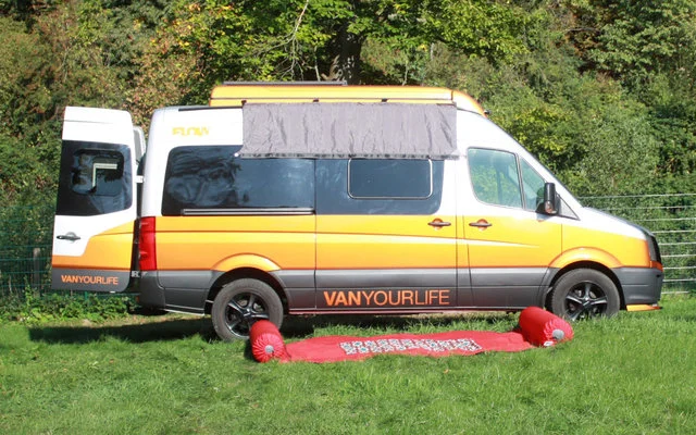 Bent Canvas Tarp Universal Adapter XL Per Furgone / Camper 3 Bent Canvas Tarp Universal Adapter XL Per Furgone / Camper