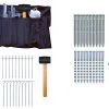 Picchetti Da Tenda Berger Con Tirante E Accessori 50 Pezzi. -Vendite Tende da campeggio 350327 2299708