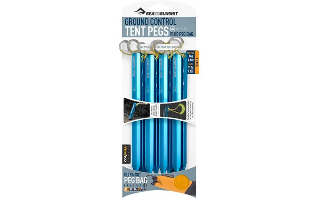 Sea To Summit Ground Control Tent Pegs Tent Pegs 8 Pack 3 Sea To Summit Ground Control Tent Pegs Tent Pegs 8 Pack