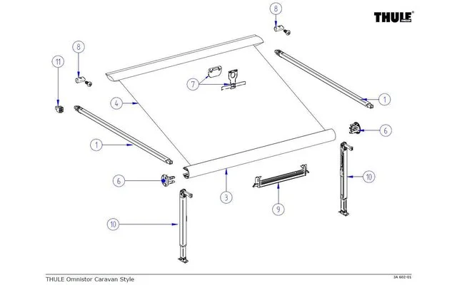 Thule Protezione Del Braccio Di Tensione 2Pz 3 Thule Protezione Del Braccio Di Tensione 2Pz
