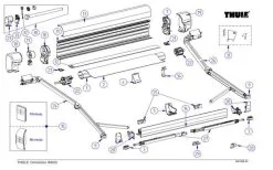 Thule Braccio Di Supporto V2 3,50-4,50m