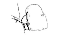 Adattatore Per Tenda Da Sole Thule Hymer Car 302 Ducato H1