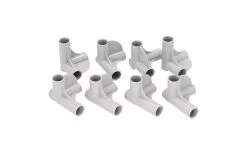 BERGER Connettore Angolare Per Box Cucina Blu (4 Scomparti)