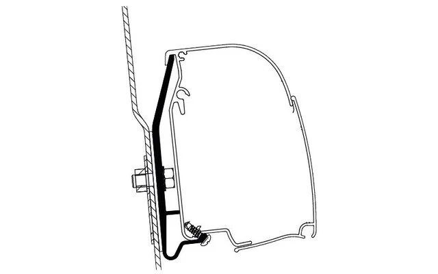 Thule Westfalia Nugget Set Di Adattatori Per Tende Da Sole Per Tetti Alti 3 Thule Westfalia Nugget Set Di Adattatori Per Tende Da Sole Per Tetti Alti
