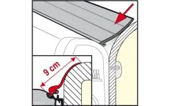 Fiamma Rain Guard S Guarnizione Antipioggia -Vendite Tende da campeggio 5529 87271