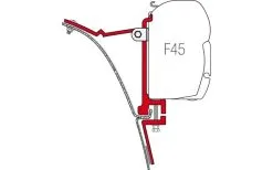 Fiamma F45 Kit Adattatore Tetto Alto Westfalia -Vendite Tende da campeggio 57238 2374159