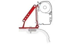 Fiamma F45 Kit Adattatore Tetto Alto Westfalia -Vendite Tende da campeggio 57245 5656