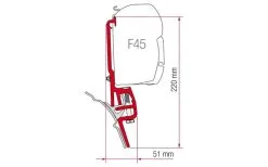 Fiamma F45 Kit Adattatore Tetto Alto Westfalia -Vendite Tende da campeggio 57253 6484