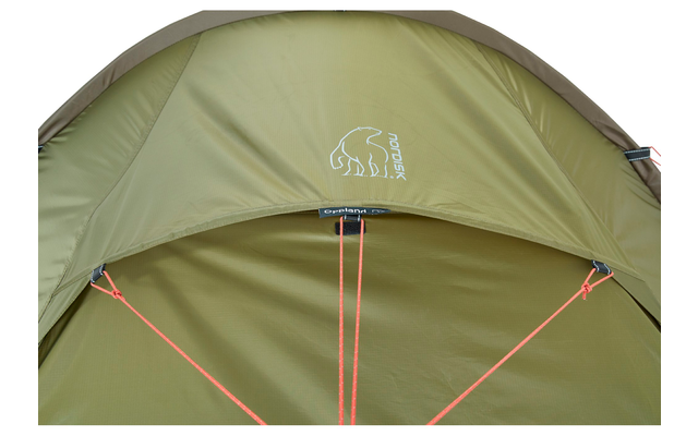Nordisk Oppland 3 Tenda Da Trekking In PU Per 3 Persone Oliva Scura 4 Nordisk Oppland 3 Tenda Da Trekking In PU Per 3 Persone Oliva Scura - immagine 2