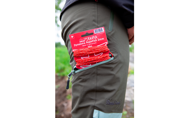 Swiss Piranha Dyneema RopeFish Tent Cord 20 M X 2 Mm Nero 5 Swiss Piranha Dyneema RopeFish Tent Cord 20 M X 2 Mm Nero - immagine 3