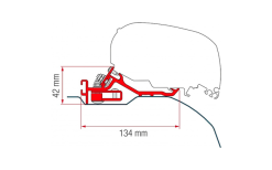 Fiamma Kit Staffa Tenda Ducato/Jumper/Boxer H2