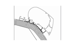 Adattatore Da Tetto Thule Serie Carthago 450 Cm Dal 2014