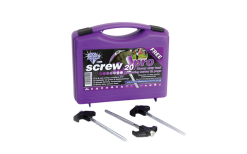 Blue Diamond Pegs Pro Picchetti A Vite Per Tende 20 Pezzi In Acciaio