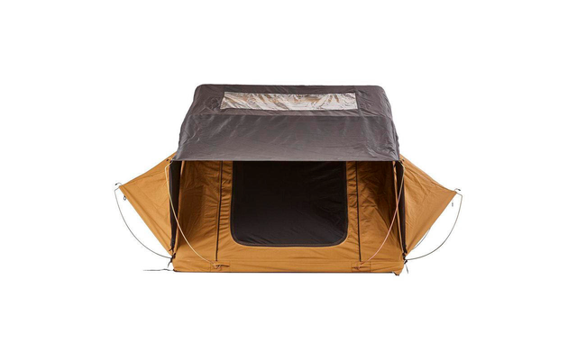 Vickywood Small Willow 140 Tenda Da Tetto Marrone Dorato 145 X 125 X 29 Cm 6 Vickywood Small Willow 140 Tenda Da Tetto Marrone Dorato 145 X 125 X 29 Cm - immagine 4