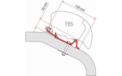 Adattatore Fiamma Lmc Tec 370 Cm Adatto Per Tenda F65 E F80