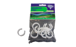 Blue Diamond Clip Per Frangivento Clip Di Fissaggio Per Pali Frangivento 25 Mm 10 Pezzi