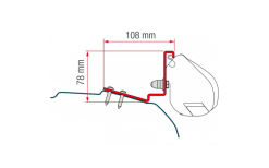 Fiamma Kit Adattatore Tenda Ford Custom Cap Coast/Capland/Caplife - Deep B