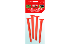 Swiss Piranha RT150 Picchetto Per Tenda Rosso 15 Cm Singolo -Vendite Tende da campeggio 631871 4333483