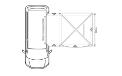 Outdoor Revolution Cayman Midi Air Tenda Da Sole Bassa Da 180 A 210 Cm -Vendite Tende da campeggio 633247 4431471