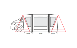 Outdoor Revolution Cayman Combo Air Tenda Da Sole Bassa Da 180 A 210 Cm -Vendite Tende da campeggio 636903 4332455