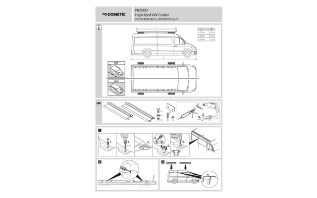 Adattatore Per Tenda Da Sole A Parete Dometic PR-ADAPT Per VW Crafter Dal 2017 3 Adattatore Per Tenda Da Sole A Parete Dometic PR-ADAPT Per VW Crafter Dal 2017