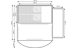 Eurotrail Oak Creek 400 Air Grigio Scuro/nero