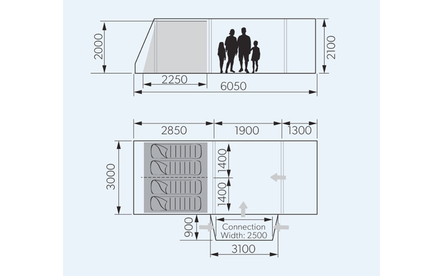 Dometic Rarotonga DA FTT 401 AIR LH Tenda Da Sole Gonfiabile A Scomparsa 3 M Modello Sinistra 8 Dometic Rarotonga DA FTT 401 AIR LH Tenda Da Sole Gonfiabile A Scomparsa 3 M Modello Sinistra - immagine 6