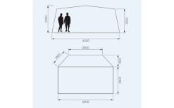 Dometic Club Deluxe AIR Pro DA Tenda Autoportante Gonfiabile Larghezza 2,6 M 14 Dometic Club Deluxe AIR Pro DA Tenda Autoportante Gonfiabile Larghezza 2,6 M -Vendite Tende da campeggio 707828 4789853