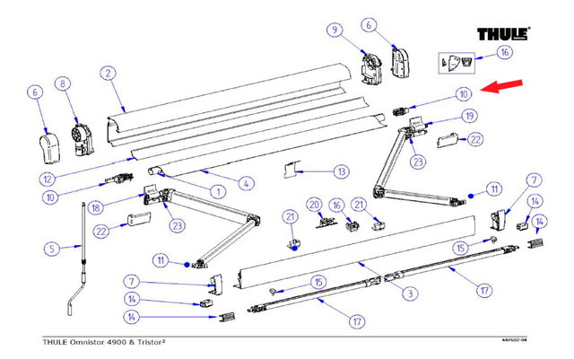 Thule Albero Del Panno Di Chiusura 3 Thule Albero Del Panno Di Chiusura