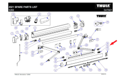 Thule Collegare Il Braccio Di Supporto A Destra