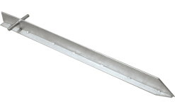 Pioli A T In Acciaio High Peak Confezione Da 2 Pezzi 30 Cm Argento