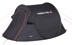 High Peak Vision 3 Tetto Singolo 3 Persone Tenda Pop-up Da Buttare Nero -Vendite Tende da campeggio 728324 4878926