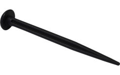 High Peak Tent Ground Round Head Peg 6 Pack 13 Cm Nero