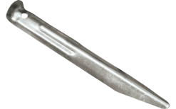 Pioli In Acciaio High Peak Confezione Da 6 Pezzi 18 X 2,2 Cm Argento