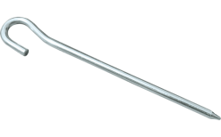 Nocciolina In Alluminio High Peak 6 Confezioni 18 Cm Argento