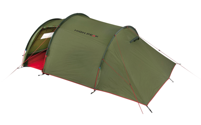 High Peak Falcon 4 LW Tenda A Tunnel Leggera Per 4 Persone Con Pali In Alluminio Oliva/rosso 4 High Peak Falcon 4 LW Tenda A Tunnel Leggera Per 4 Persone Con Pali In Alluminio Oliva/rosso - immagine 2