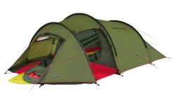 Tenda A Tunnel High Peak Falcon Per 4 Persone Con Frontale Verde Scuro