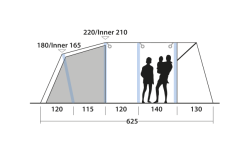 Outwell Avondale 5PA -Vendite Tende da campeggio 737549 4971986