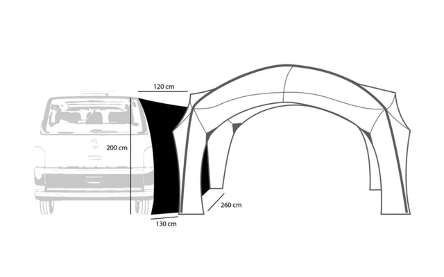 Zempire Aerobase 3 Tunnel Di Collegamento / Furgone 4 Zempire Aerobase 3 Tunnel Di Collegamento / Furgone - immagine 2