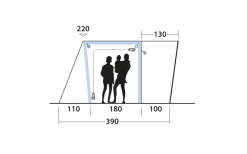 Tenda Da Sole Per Autobus Outwell Jonesville 290 SA Flex + Set Di Elementi Luminosi ONS -Vendite Tende da campeggio 748541 5008487
