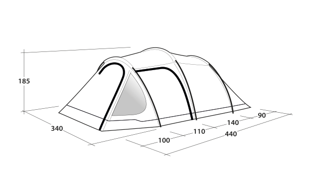 Tenda Outwell Earth 2 A Doppio Rivestimento 9 Tenda Outwell Earth 2 A Doppio Rivestimento - immagine 7