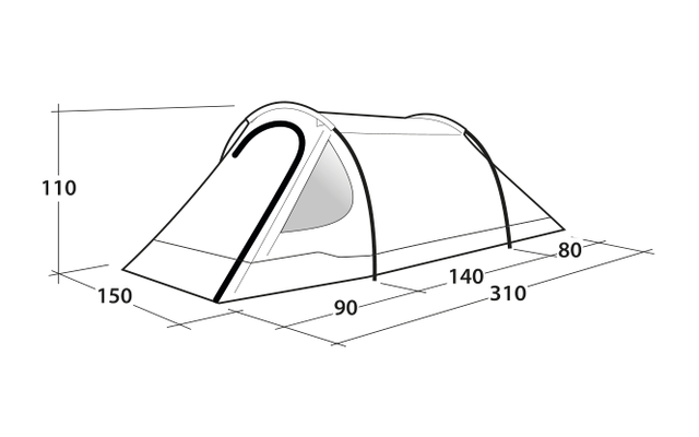 Tenda Outwell Earth 2 A Doppio Rivestimento 5 Tenda Outwell Earth 2 A Doppio Rivestimento - immagine 3
