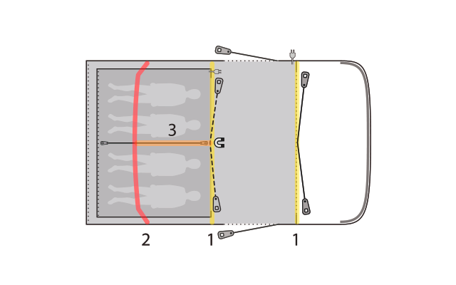 Tenda A Tunnel Gonfiabile Outwell Hayward Lake 4ATC 4 Persone 9 Tenda A Tunnel Gonfiabile Outwell Hayward Lake 4ATC 4 Persone - immagine 7