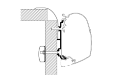 Adattatore Thule T 4200 VW T5/T6 Minivan Reimo Multi Rail S