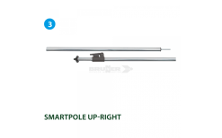 Brunner Alu Smartpole Palo Di Montaggio 110-200 Cm