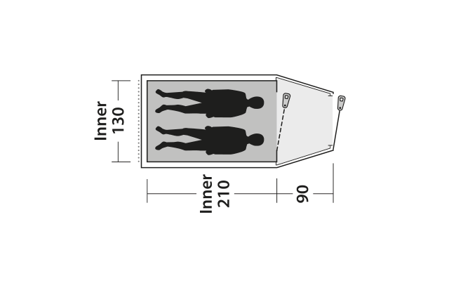 Tenda Outwell Earth 2 A Doppio Rivestimento 4 Tenda Outwell Earth 2 A Doppio Rivestimento - immagine 2