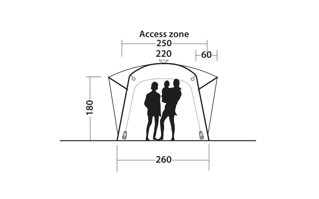 Tenda Da Sole Per Autobus Outwell Milestone Lux 6 Tenda Da Sole Per Autobus Outwell Milestone Lux - immagine 4